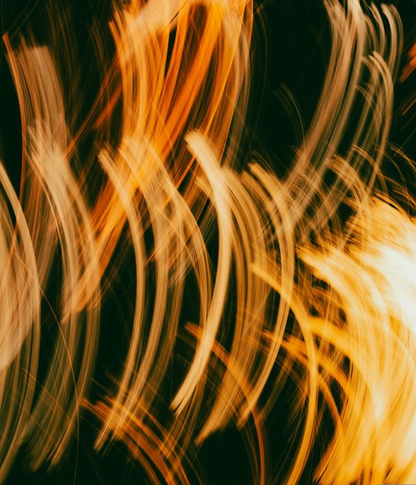 Abstract glowing lines representing flow of energy